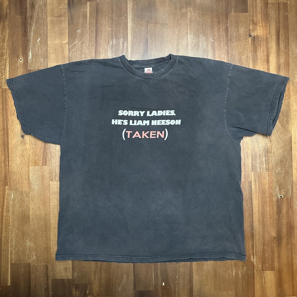 Liam Neeson Taken Movie Shirt Mens 2XL Black Alstyle Graphic Tee Parody